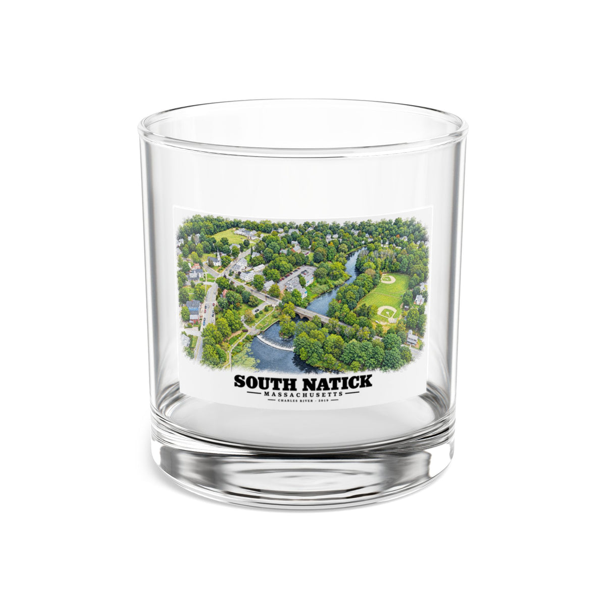 South Natick.jpg 10 oz Rocks Glass - Charles River