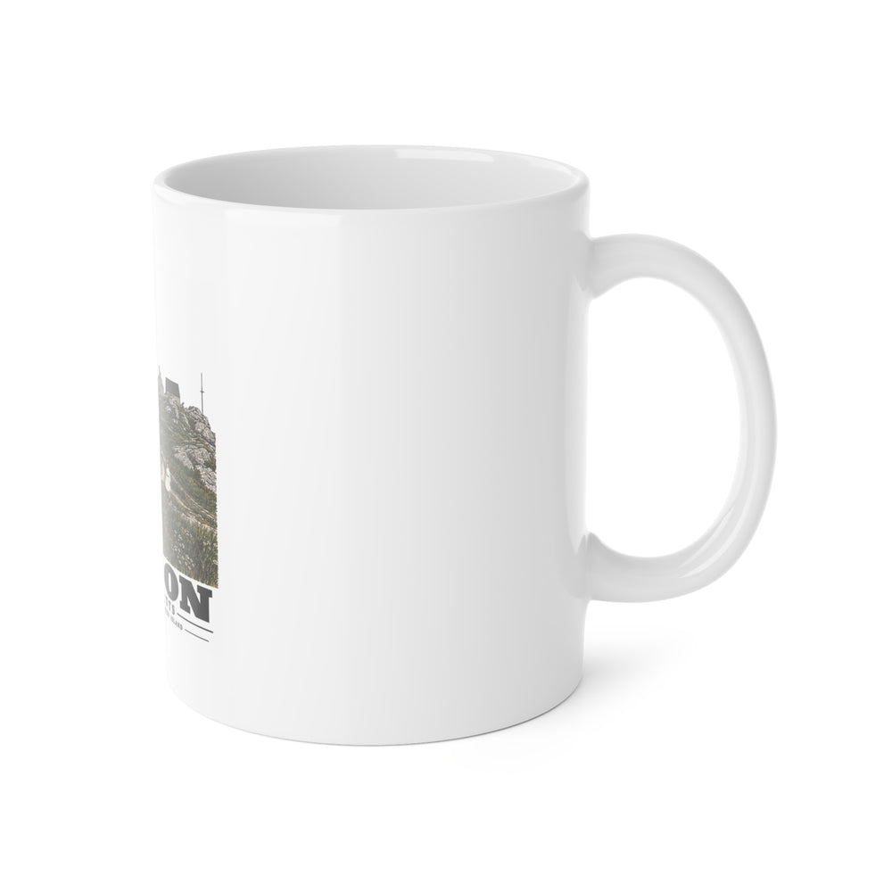 Boston Lower Light and Little Brewster, East 11 oz White Ceramic Mug - Boston Harbor