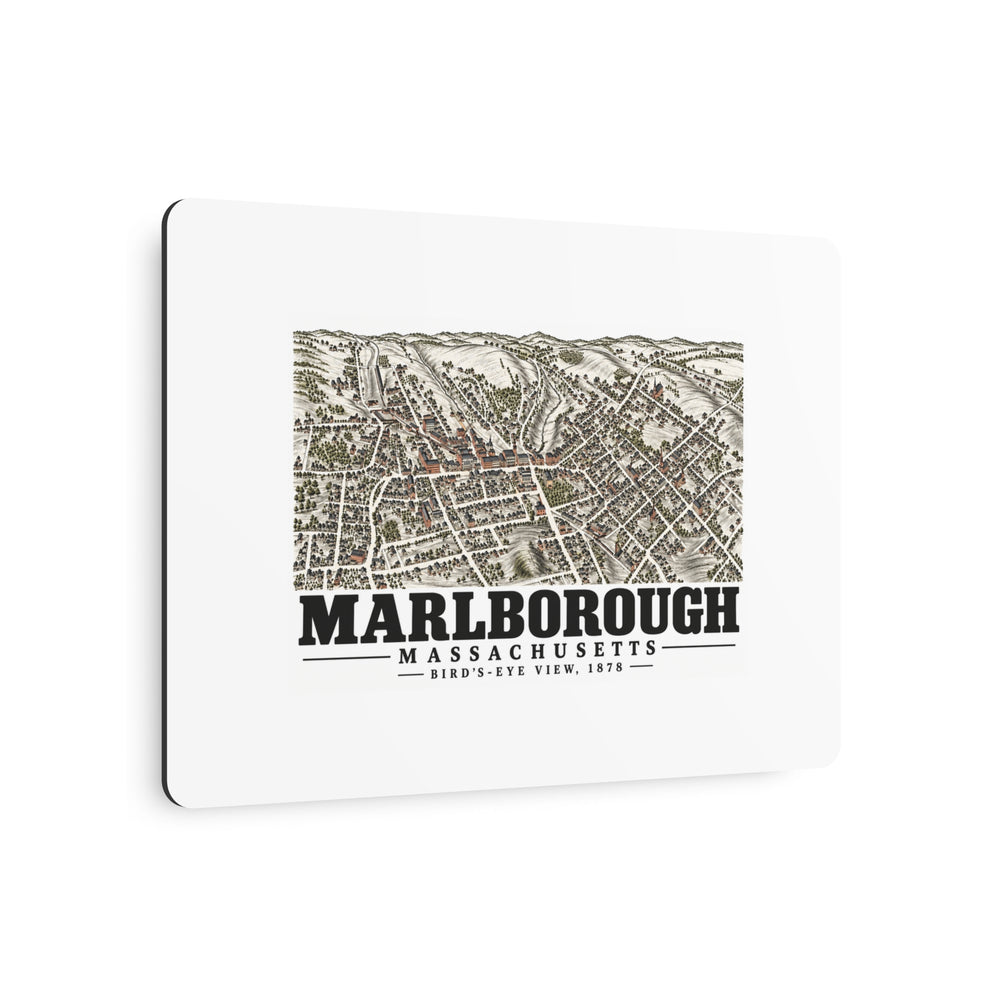 Illustrated Bird'S-Eye View, 1878 in Marlborough on metal art sign