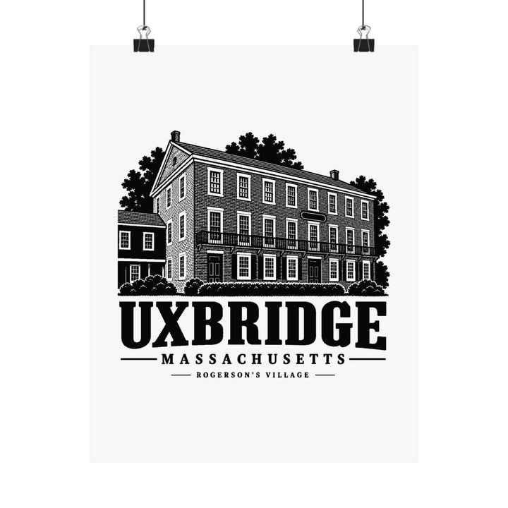 Uxbridge Rogerson's Village Matte Heritage Poster product mockup