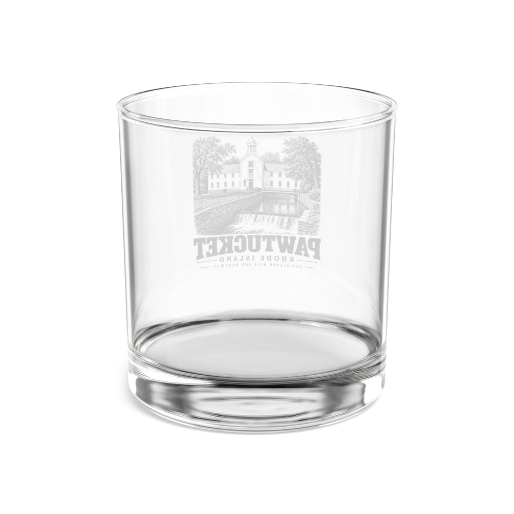 Pawtucket Old Slater Mill and Raceway 10 oz Rocks Glass