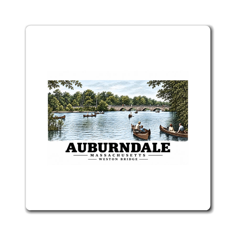 Weston Bridge, Auburndale, Mass. 4 in Magnet - Charles River