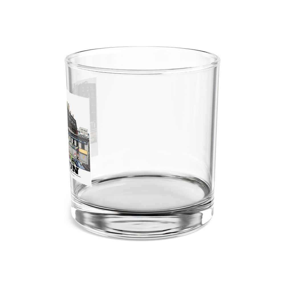 Lewis Wharf 10 oz Rocks Glass - Boston Harbor