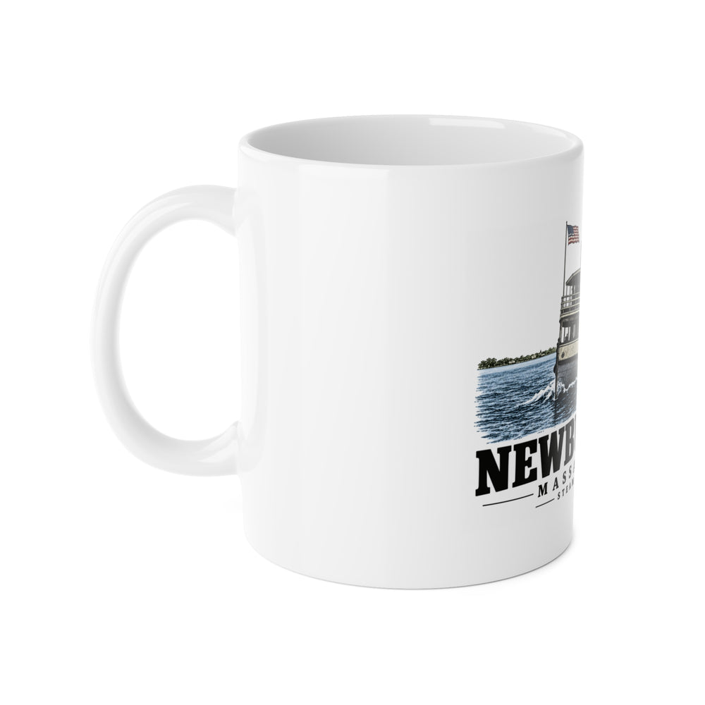 Newburyport Steamer E. P. Shaw 11 oz White Ceramic Mug - Merrimack Valley Goods