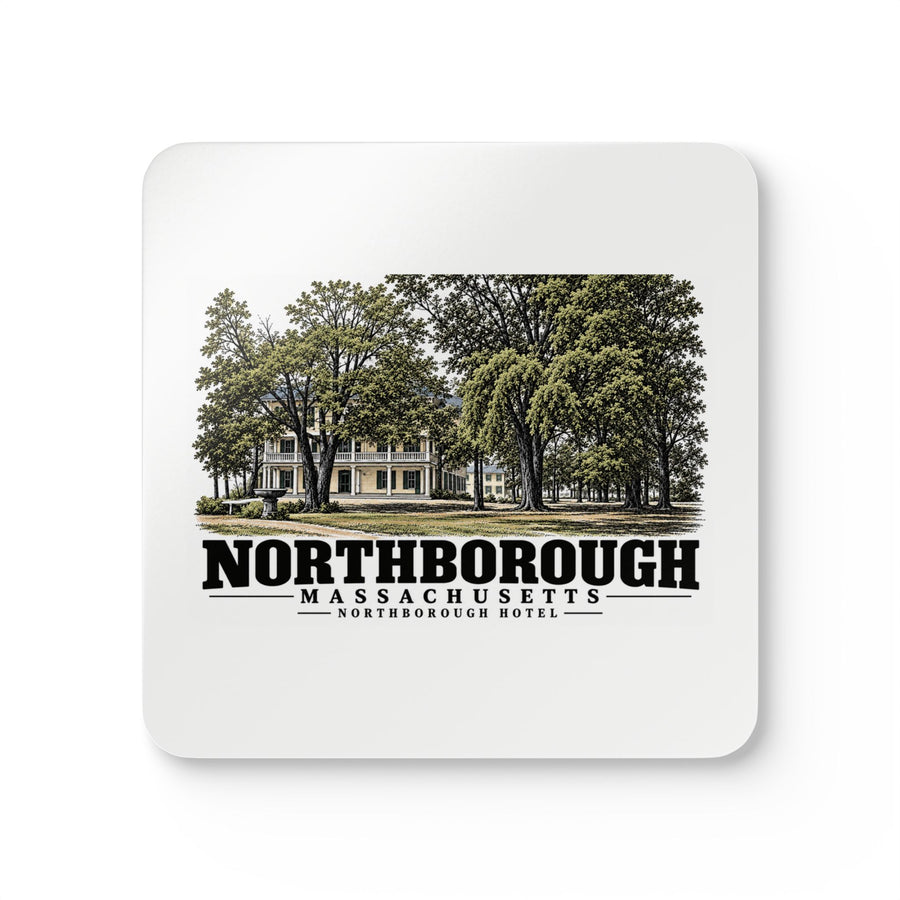 NORTHBOROUGH Northborough Hotel Cork Back Coaster Set - Assabet Valley Goods
