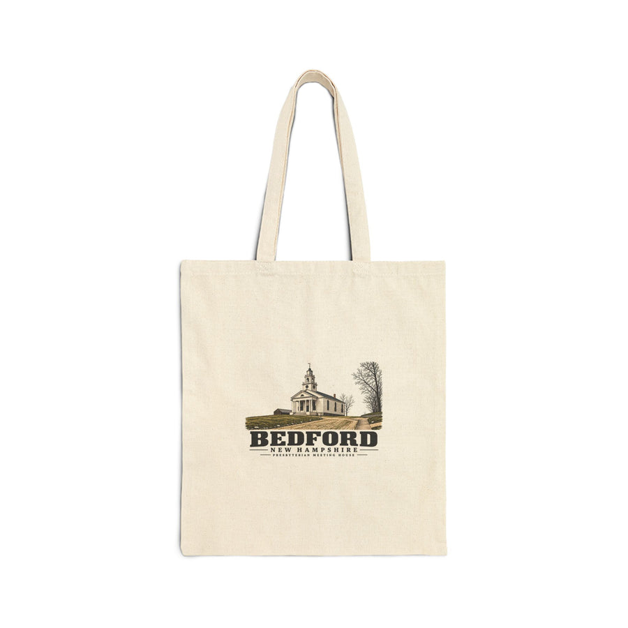 Presbyterian Meeting-House Natural + Black Heavy Canvas Tote - Merrimack Valley Goods