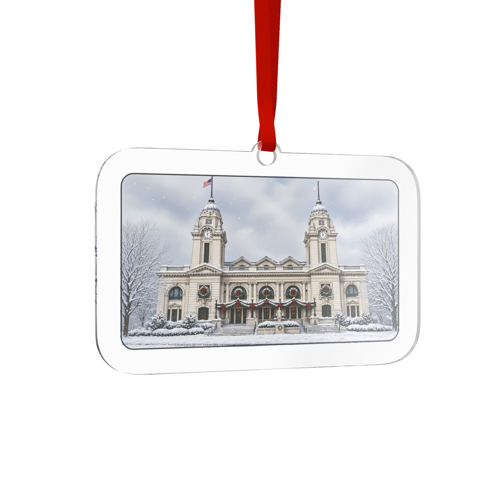 Union Station — Worcester, MA Christmas Ornament