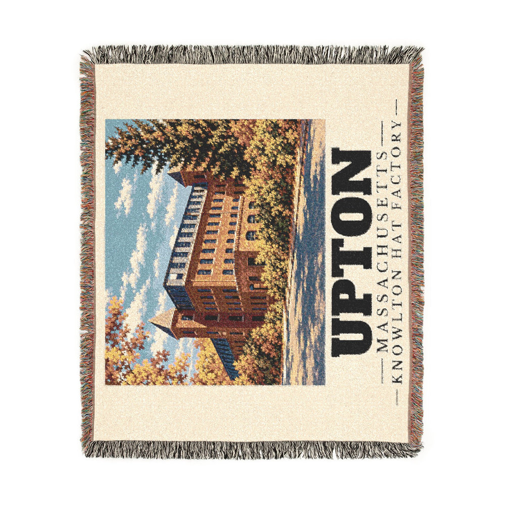 Knowlton Hat Factory — Upton, Massachusetts Woven Blanket