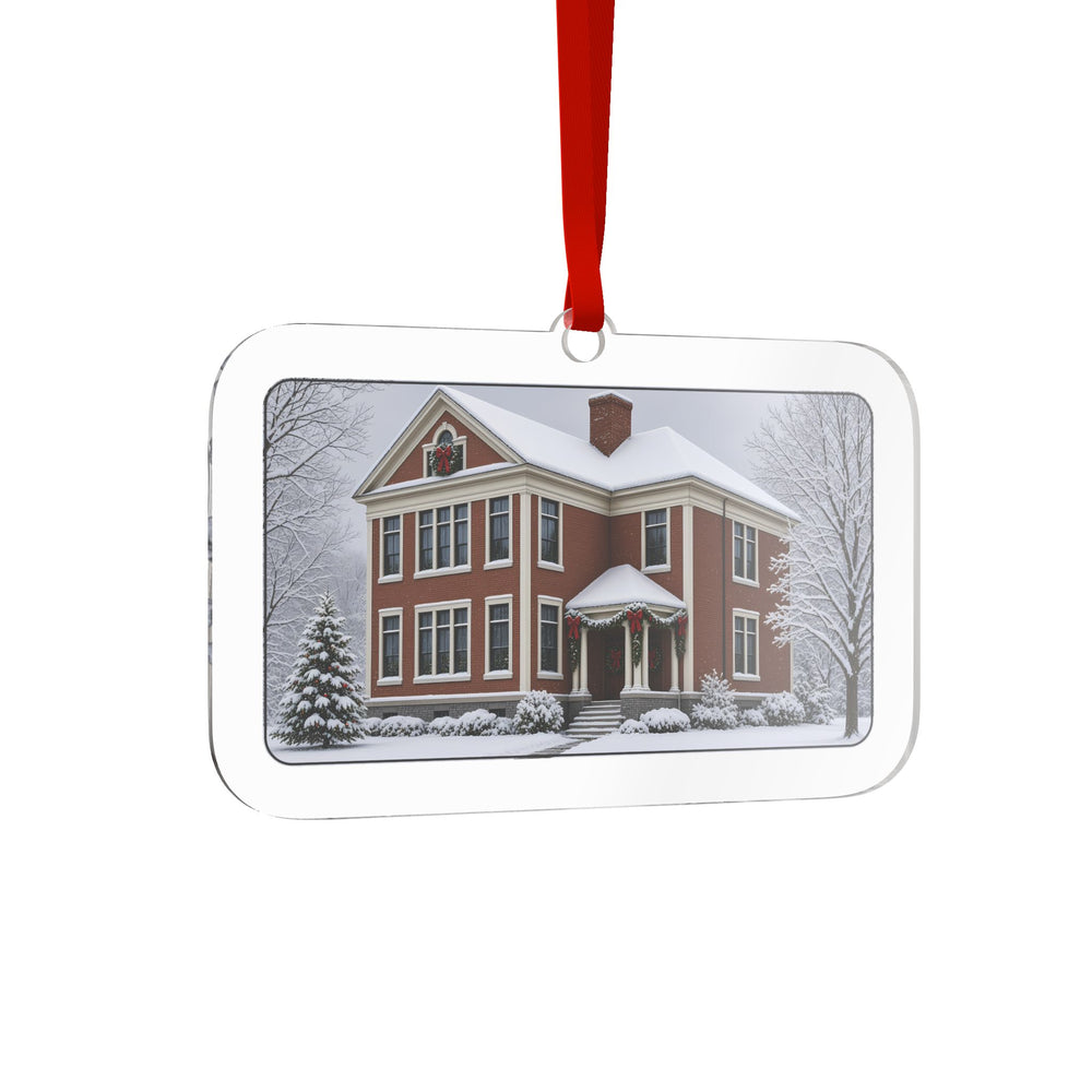 Clark Street School — Cumberland, RI Christmas Ornament