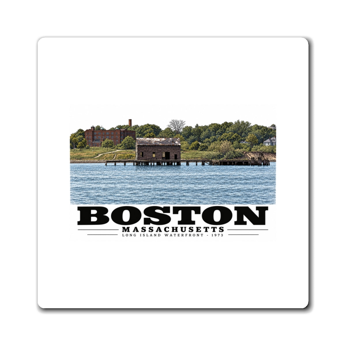 Long Island 4 in Magnet - Boston Harbor