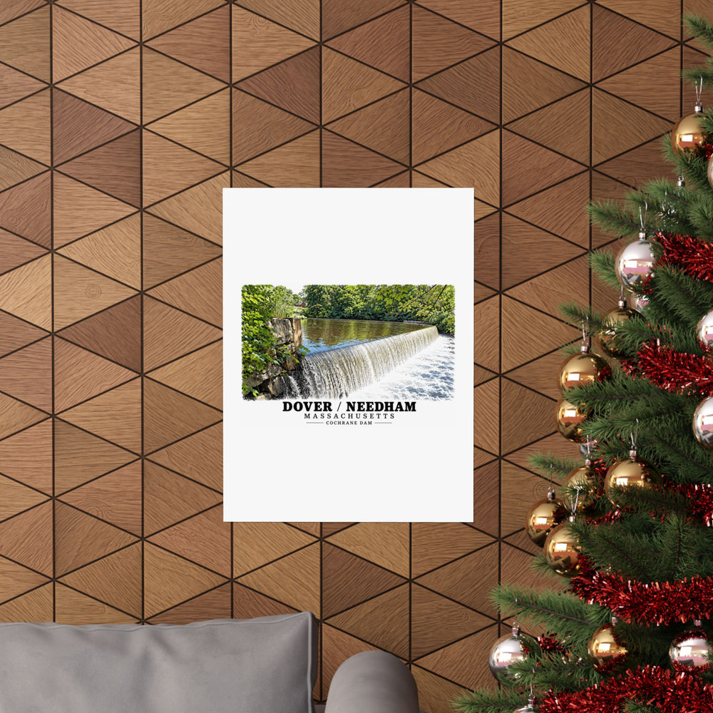 Dam on the Charles River, Dover MA.jpg Matte Heritage Poster — 11 × 14 and 18 × 24 in - Charles River
