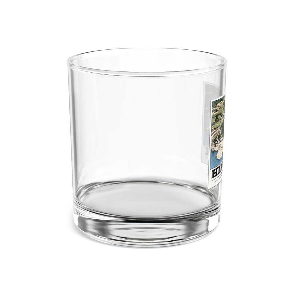 Construction progress New fill USNAD, Hingham, MA 10 oz Rocks Glass - Boston Harbor