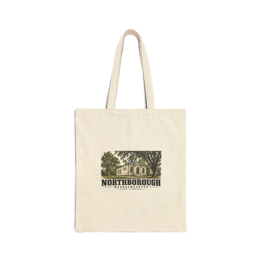 Free Library Natural + Black Heavy Canvas Tote - Assabet Valley Goods
