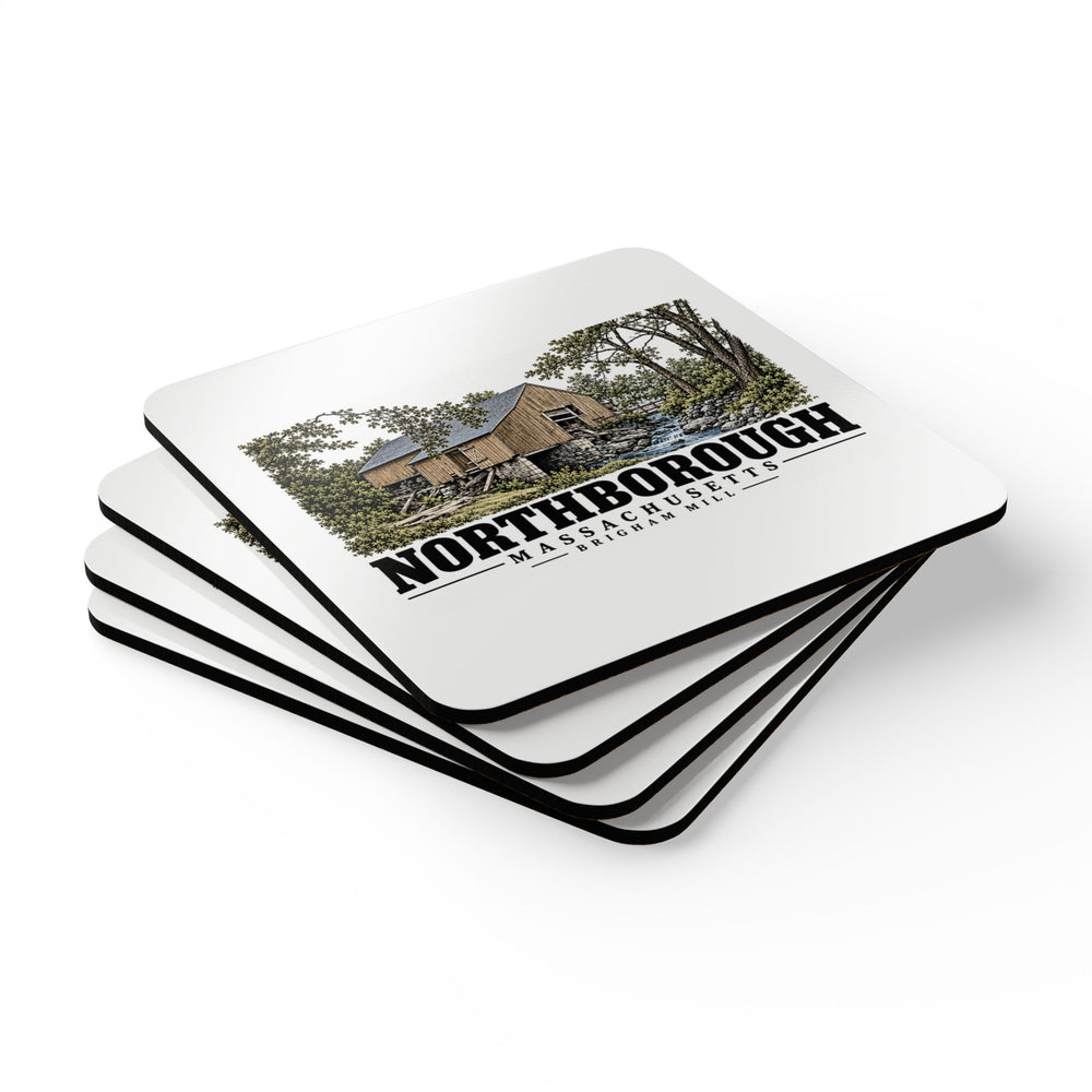 NORTHBOROUGH Brigham Mill Cork Back Coaster Set - Assabet Valley Goods