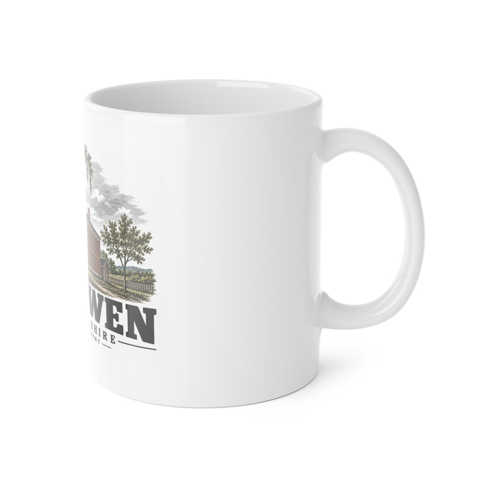 Boscawen Boscawen Academy 11 oz White Ceramic Mug - Merrimack Valley Goods