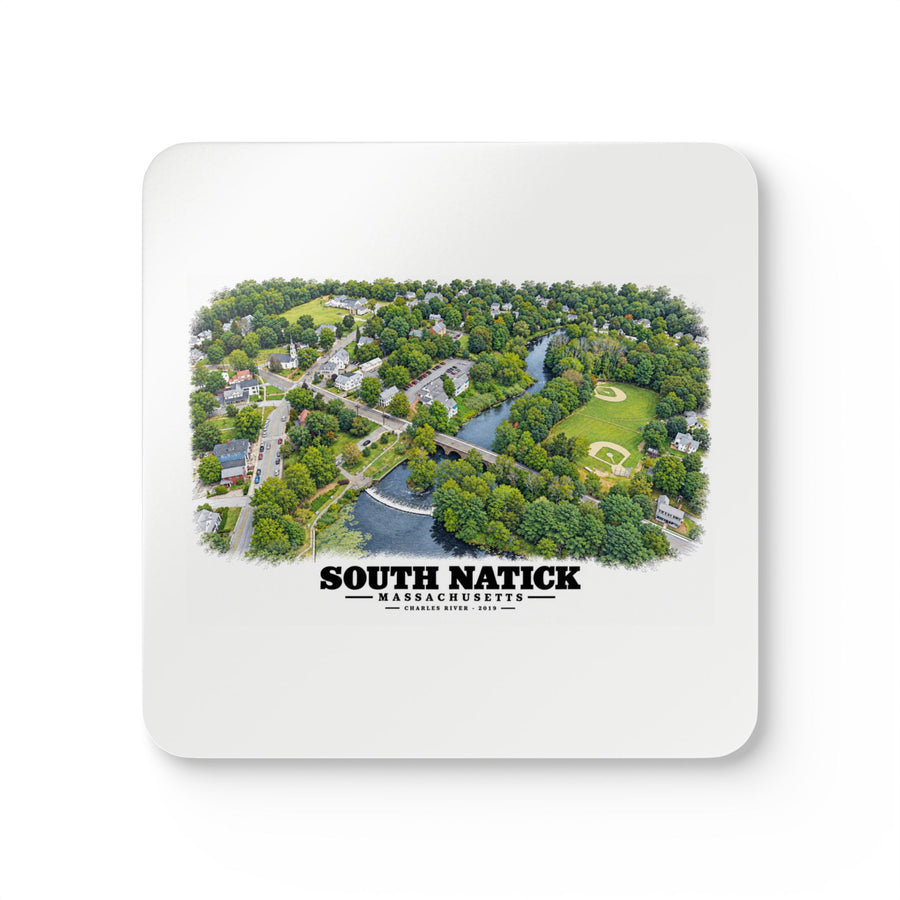 South Natick.jpg Cork Back Coaster Set - Charles River