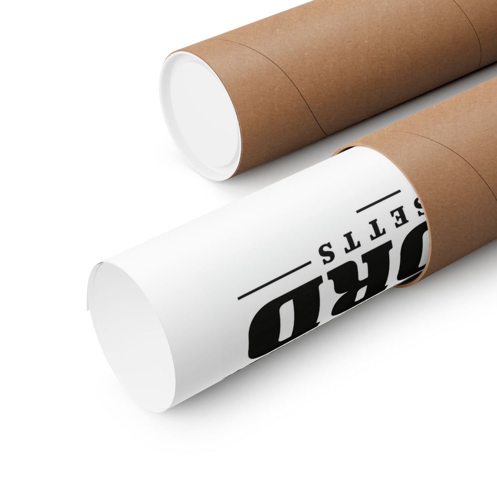 Illustrated Egg Rock in Concord on unframed matte poster