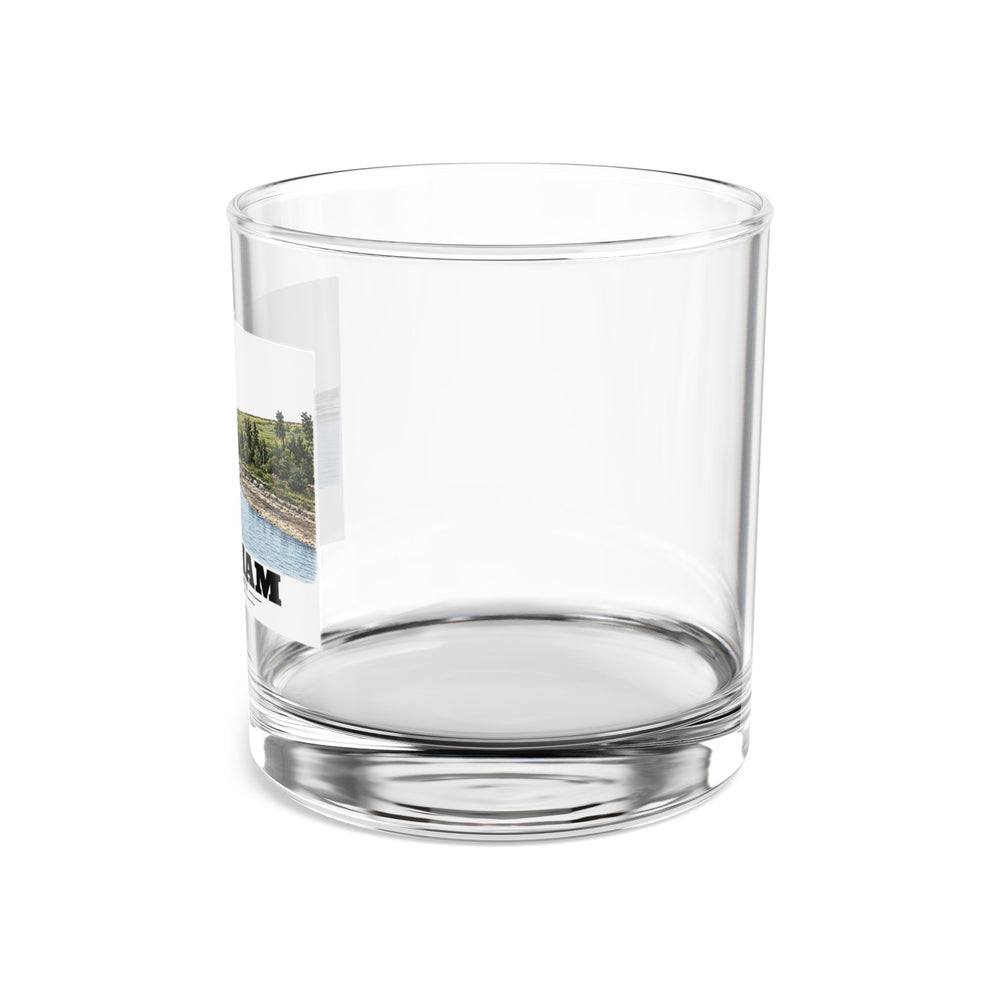Shore near Downer's Landing 10 oz Rocks Glass - Boston Harbor