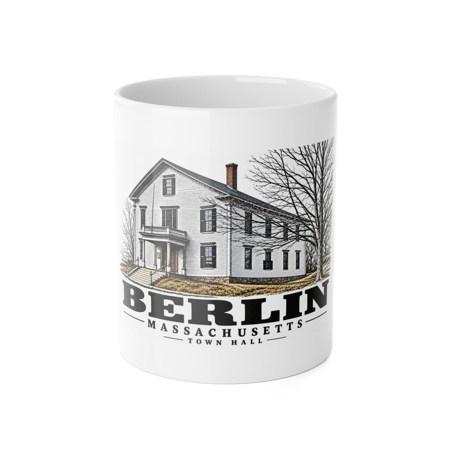 Illustrated Town Hall in Berlin on ceramic mug