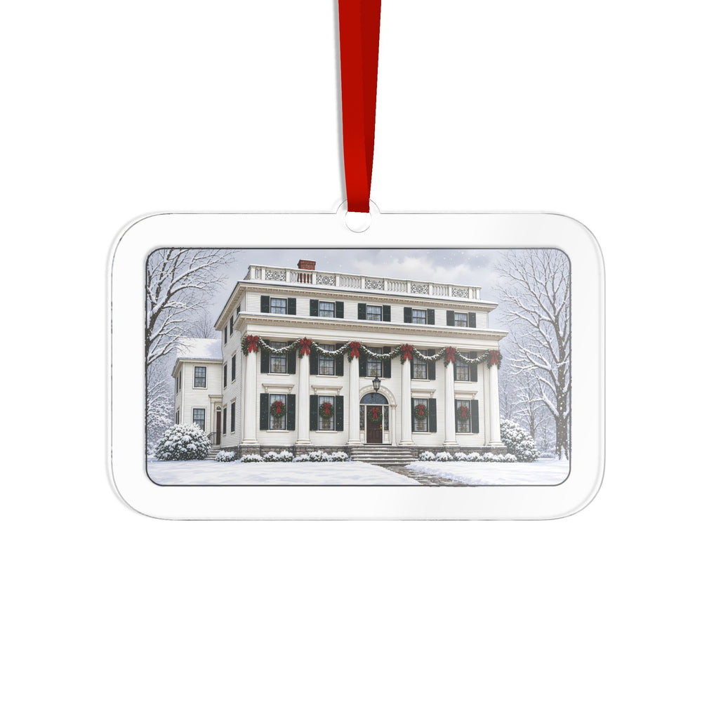 Asa Waters Mansion — Millbury, MA Christmas Ornament