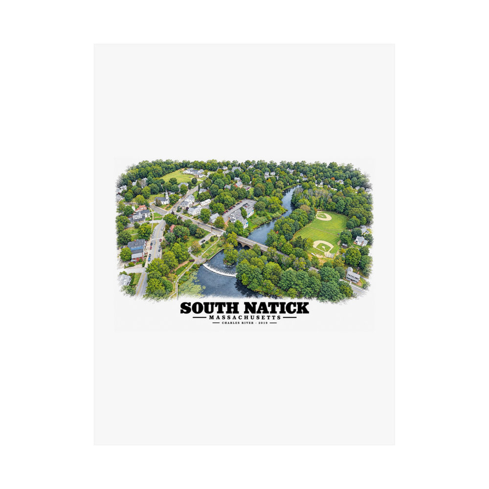 South Natick.jpg Matte Heritage Poster — 11 × 14 and 18 × 24 in - Charles River