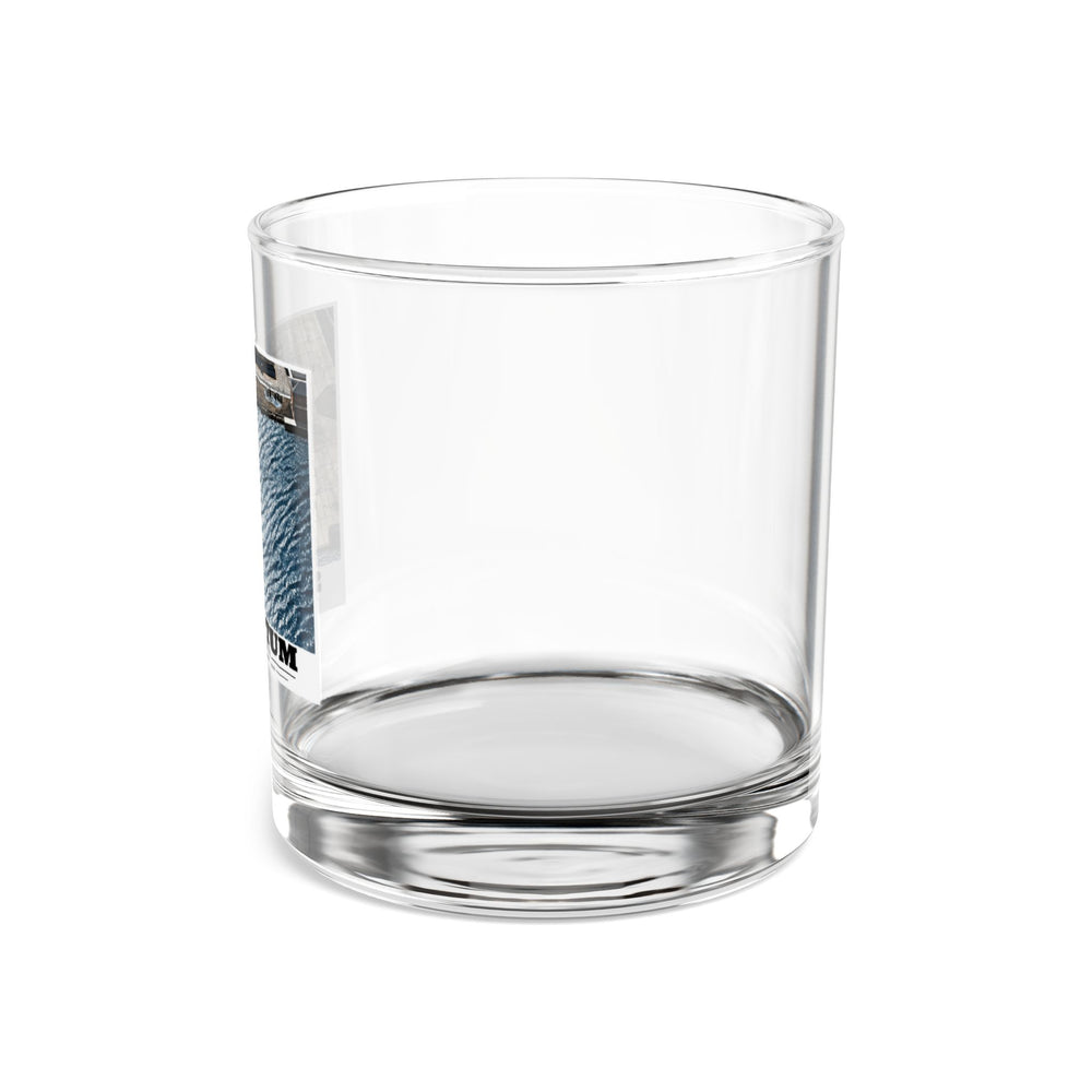 NAS Squantum at high tide 10 oz Rocks Glass - Boston Harbor