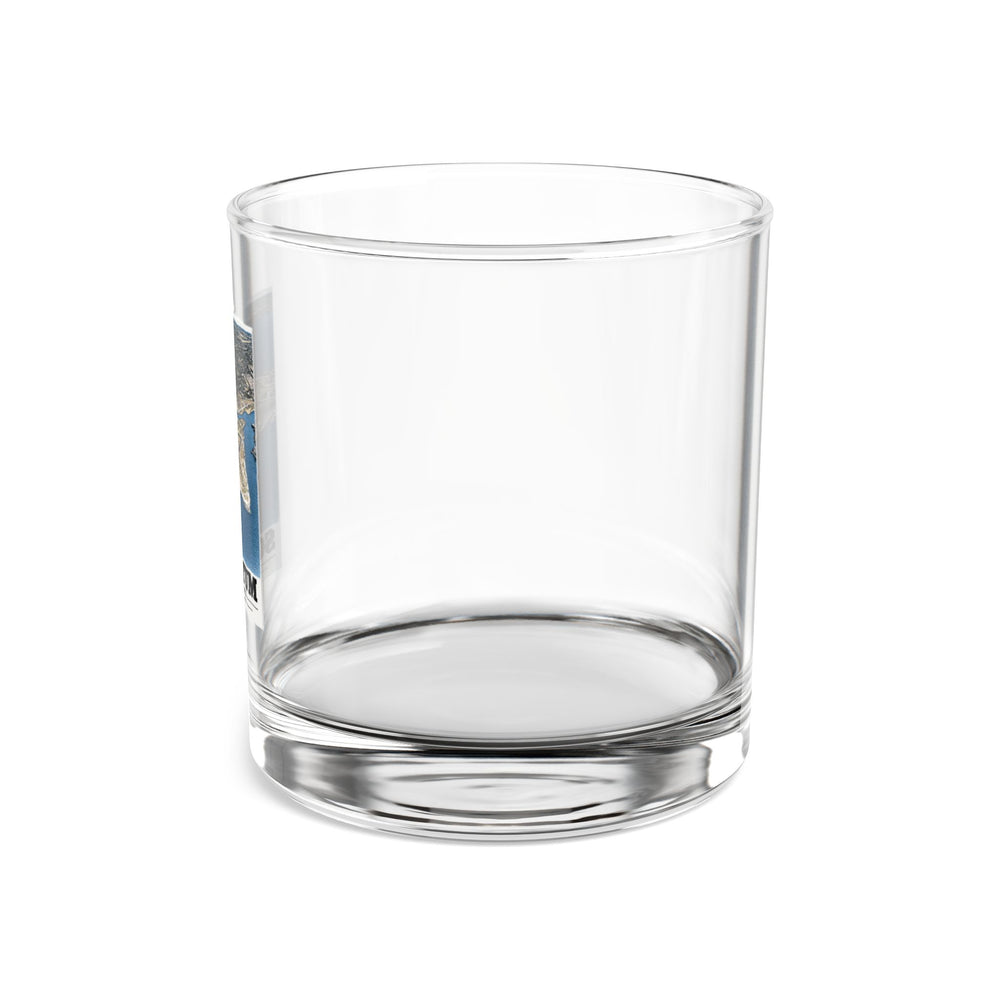 U.S. Naval Air Station, Squantum, MA 10 oz Rocks Glass - Boston Harbor