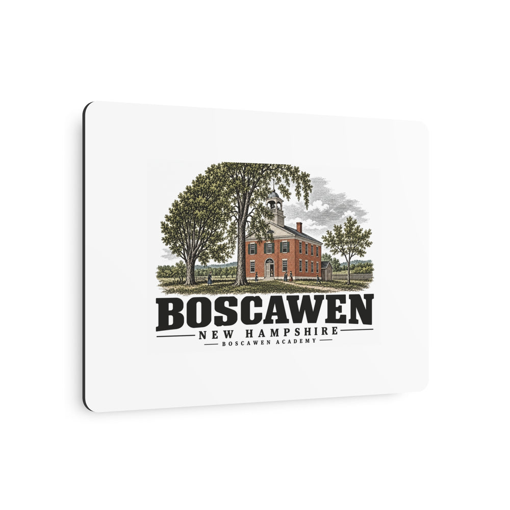 Boscawen Boscawen Academy 7 x 5 in Horizontal Metal Wall Art - Merrimack Valley Goods