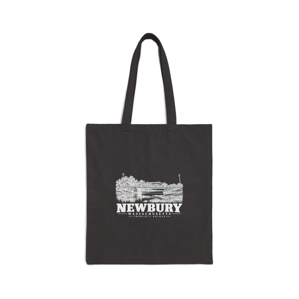 Thorlay’s / Thurlow Bridge Natural + Black Heavy Canvas Tote - Merrimack Valley Goods