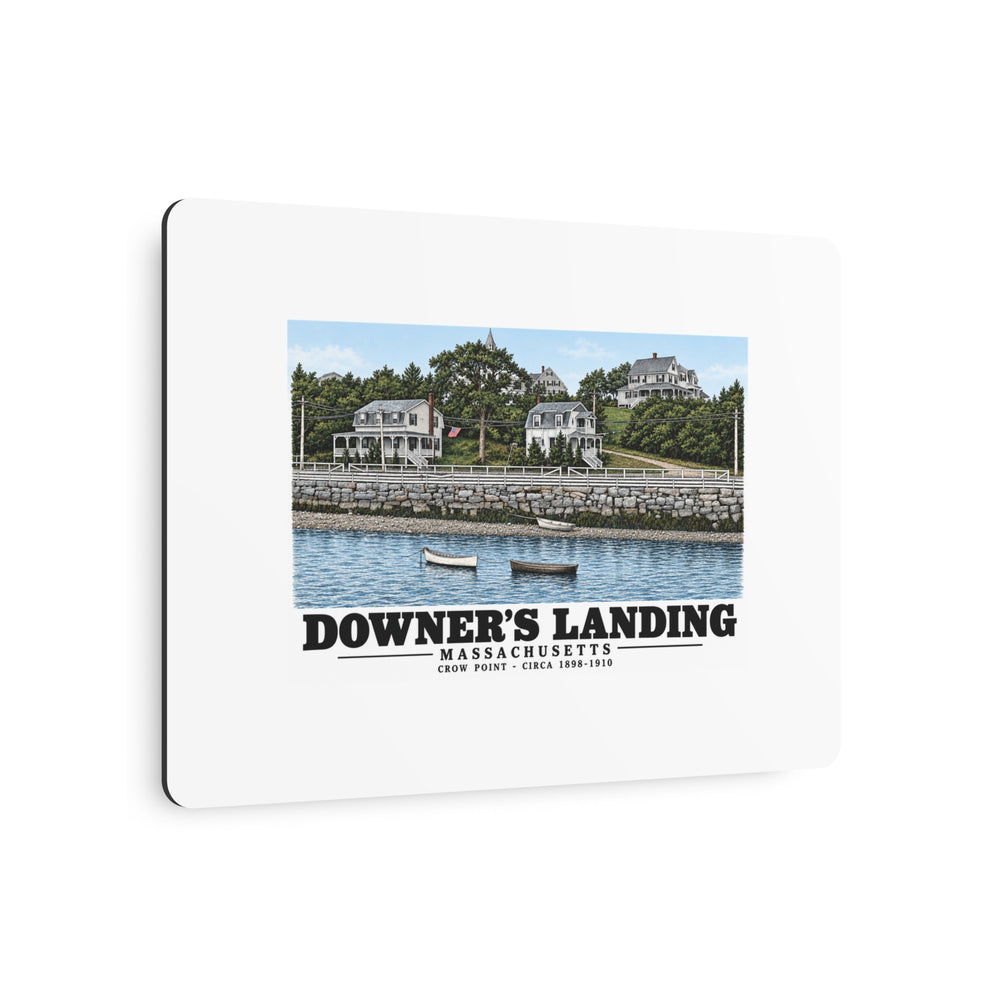 Downer's Landing, Mass. 7 × 5 in Horizontal Metal Wall Art - Boston Harbor