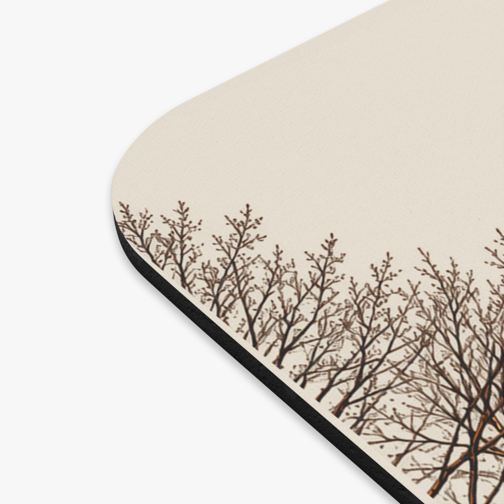 Douglas Second Congregational Church mouse pad mockup showing the full illustrated print