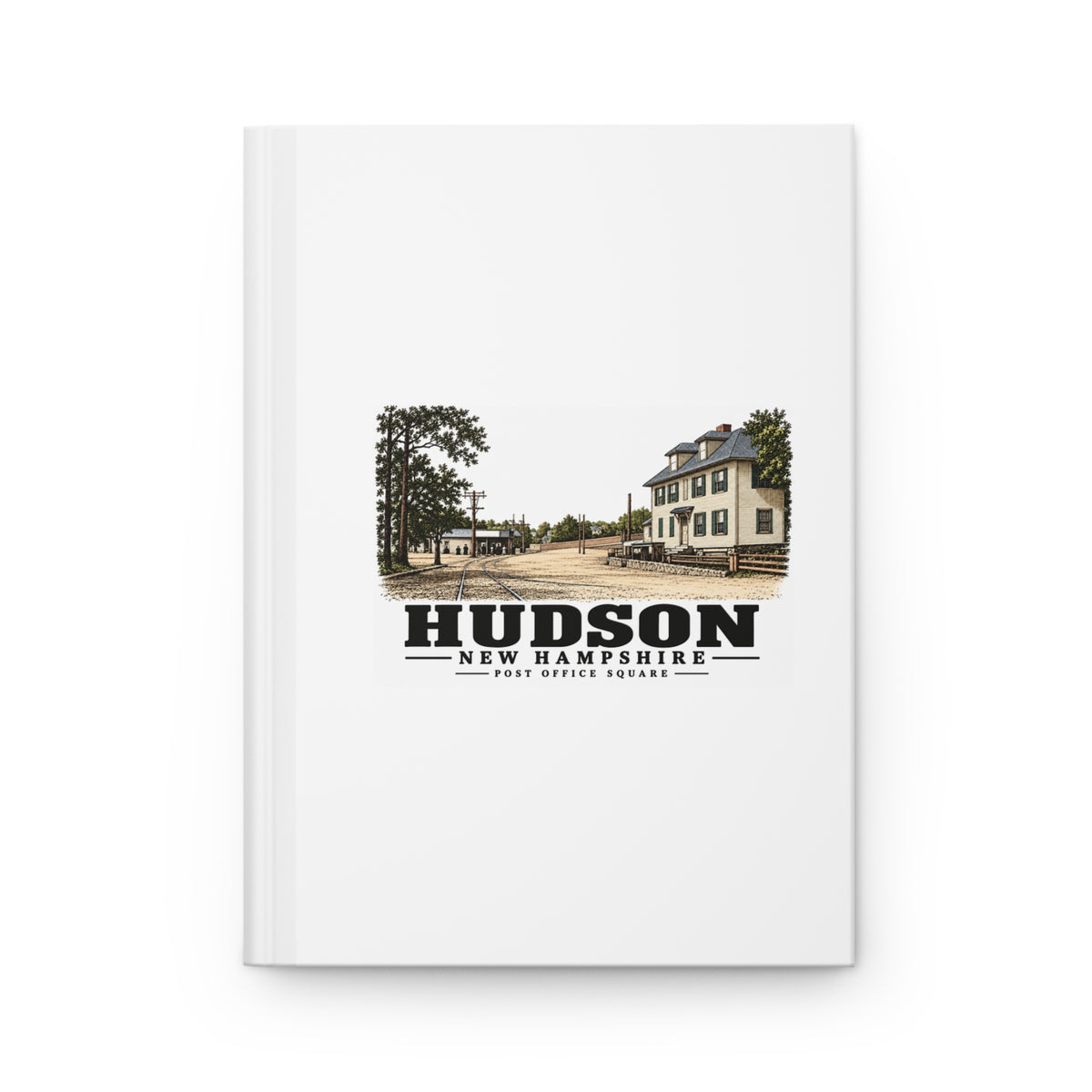 Front cover of Post Office Square matte hardcover journal, Hudson, New Hampshire.