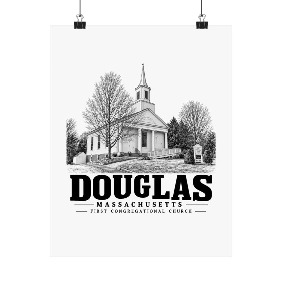 Douglas First Congregational Church 11 x 14 in Matte Poster - Default - front product view