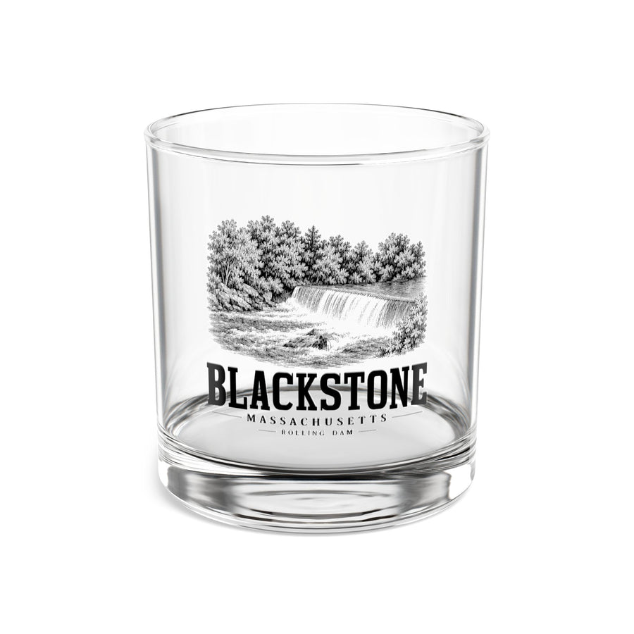 Blackstone Rolling Dam 10 oz Rocks Glass in Clear — front view