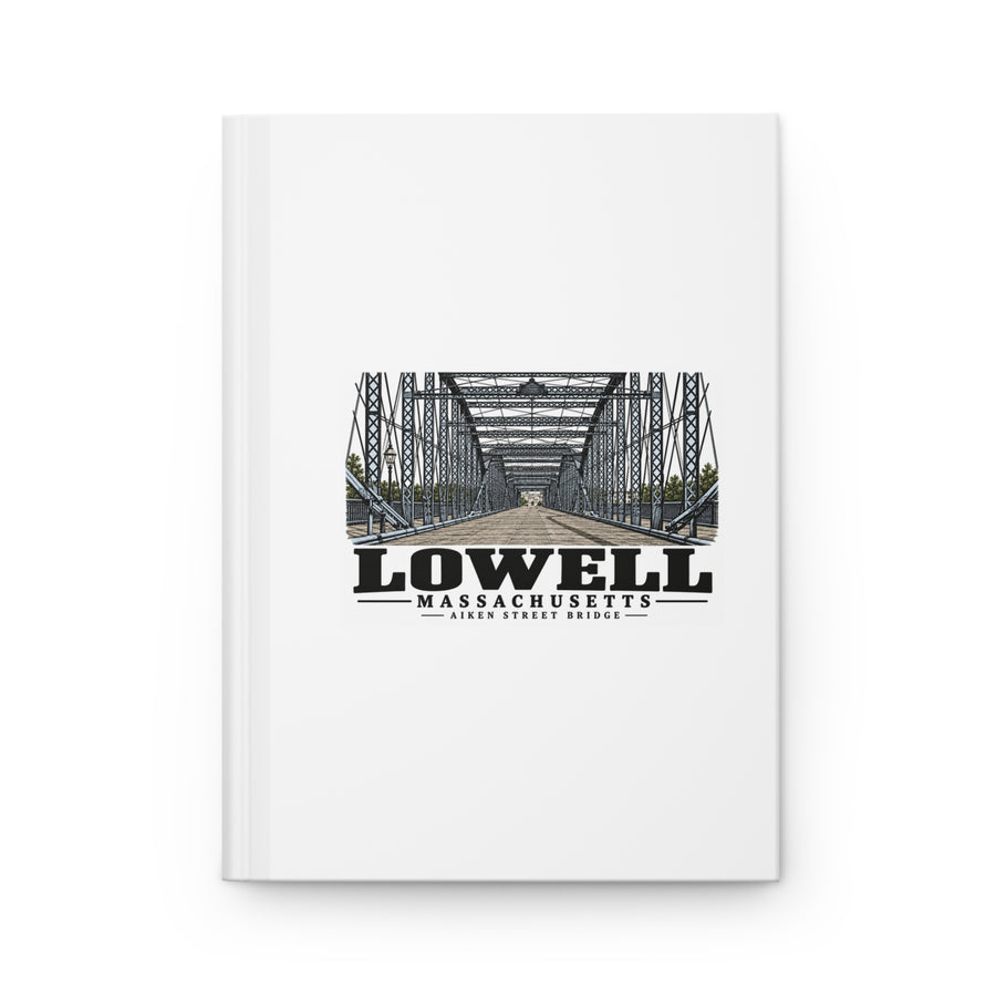 Lowell Aiken Street Bridge Matte Hardcover Journal - Merrimack Valley Goods