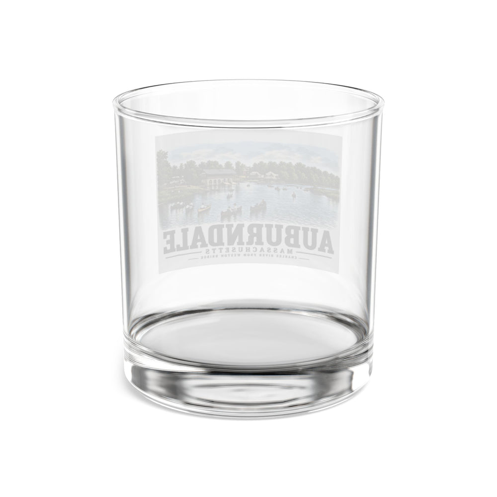 The Charles River from Weston Bridge, Auburndale, Mass. 10 oz Rocks Glass - Charles River