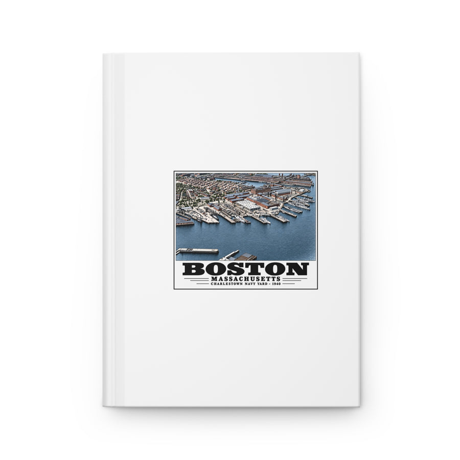 Illustrated Charlestown Navy Yard, June 1940 in Charlestown on matte hardcover journal