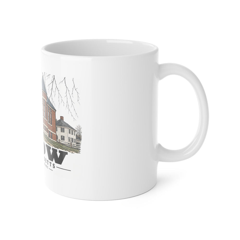 STOW Randall Library 11 oz White Ceramic Mug - Assabet Valley Goods
