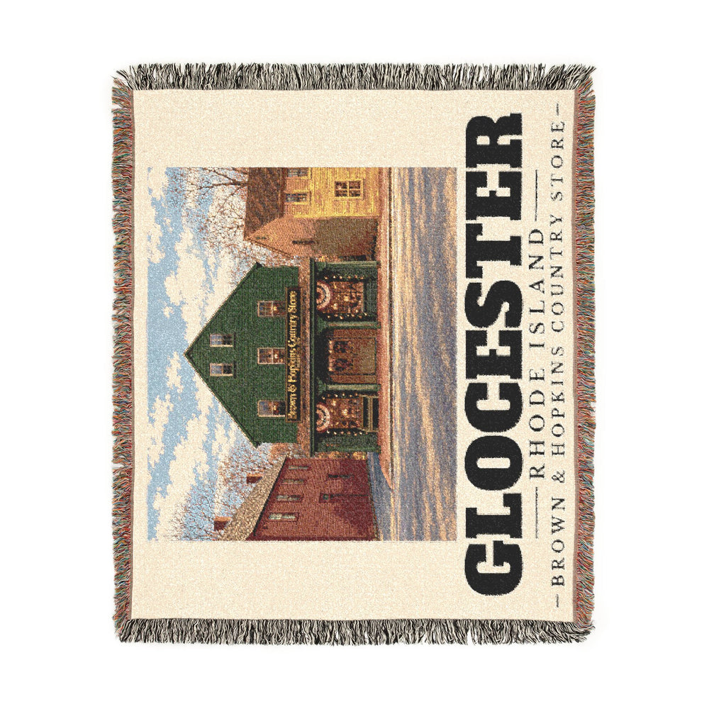 Brown & Hopkins Country Store, Chepachet — Glocester, Rhode Island Woven Blanket