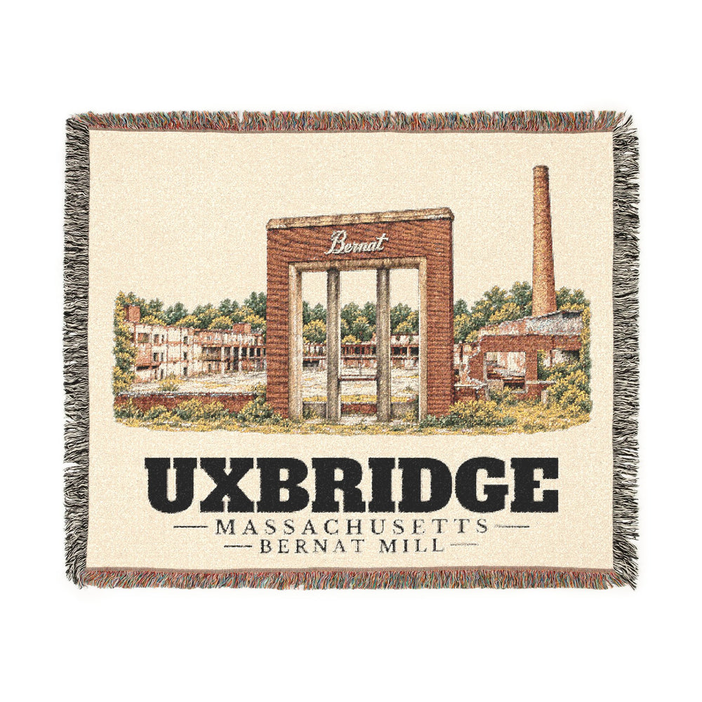 Bernat Mill — Uxbridge, Massachusetts woven blanket, product view 1