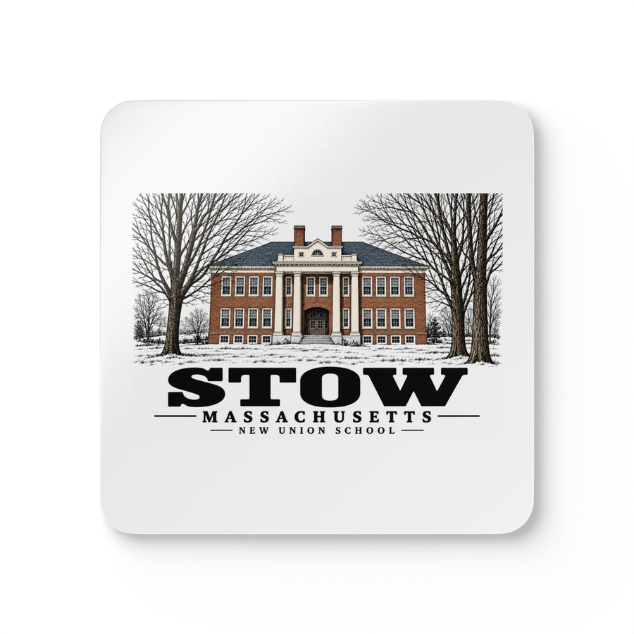 STOW New Union School Cork Back Coaster Set - Assabet Valley Goods