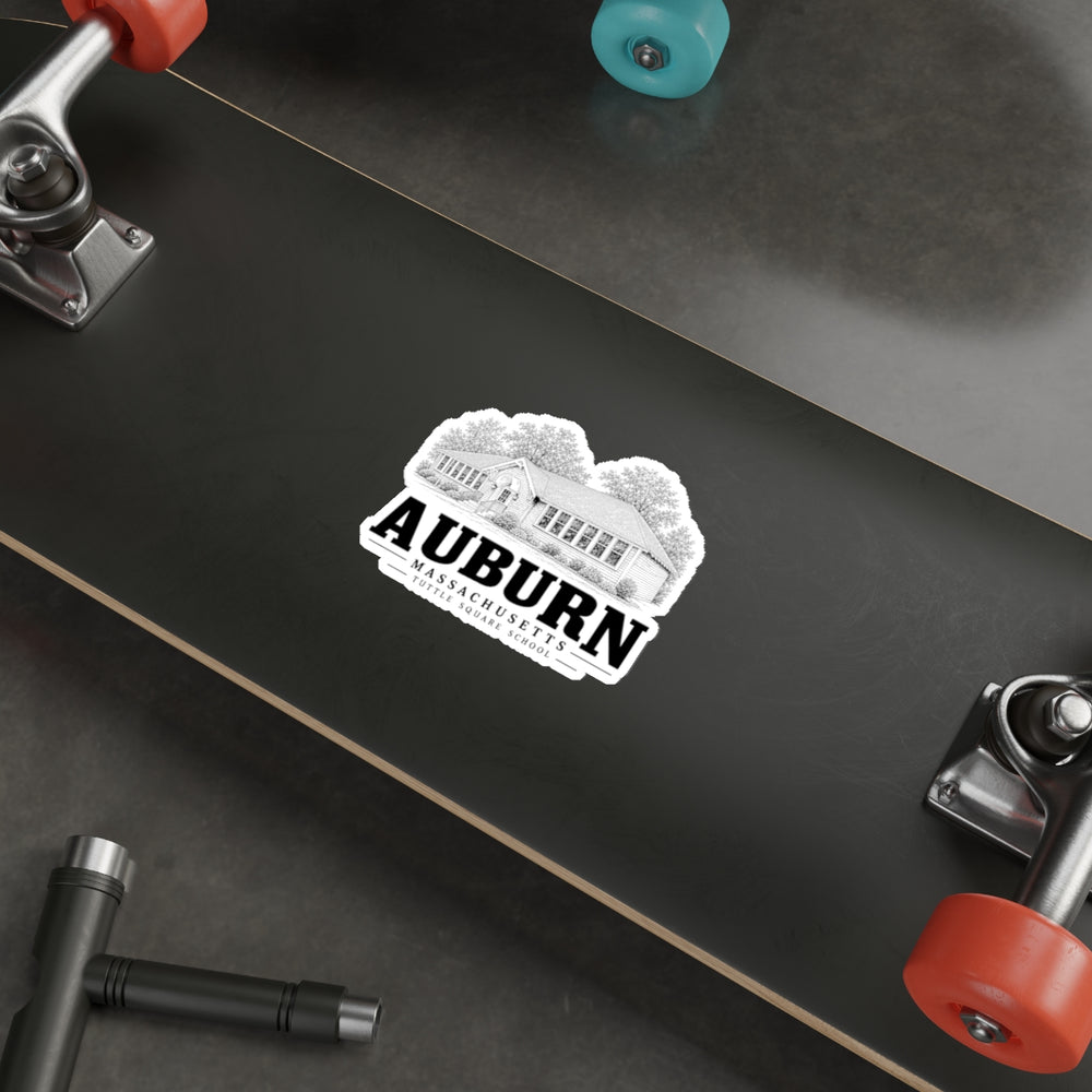 Auburn Tuttle Square School 4 in Die-Cut Sticker in White — context-2 view