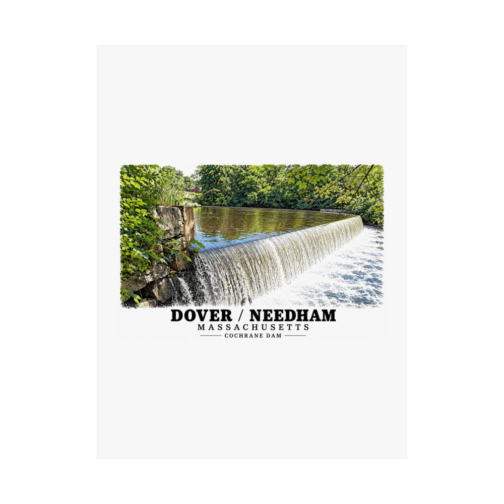 Dam on the Charles River, Dover MA.jpg Matte Heritage Poster — 11 × 14 and 18 × 24 in - Charles River