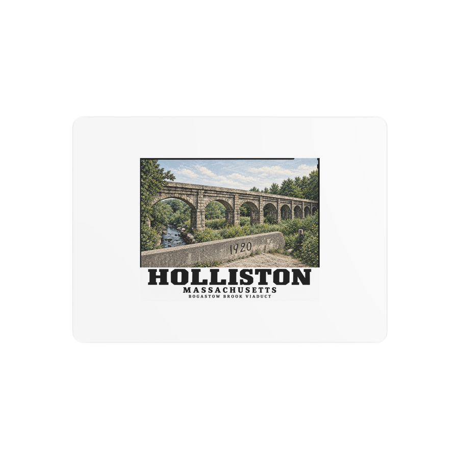 Bogastow Brook Viaduct native survey image - negative number verification required 7 × 5 in Horizontal Metal Wall Art - Charles River