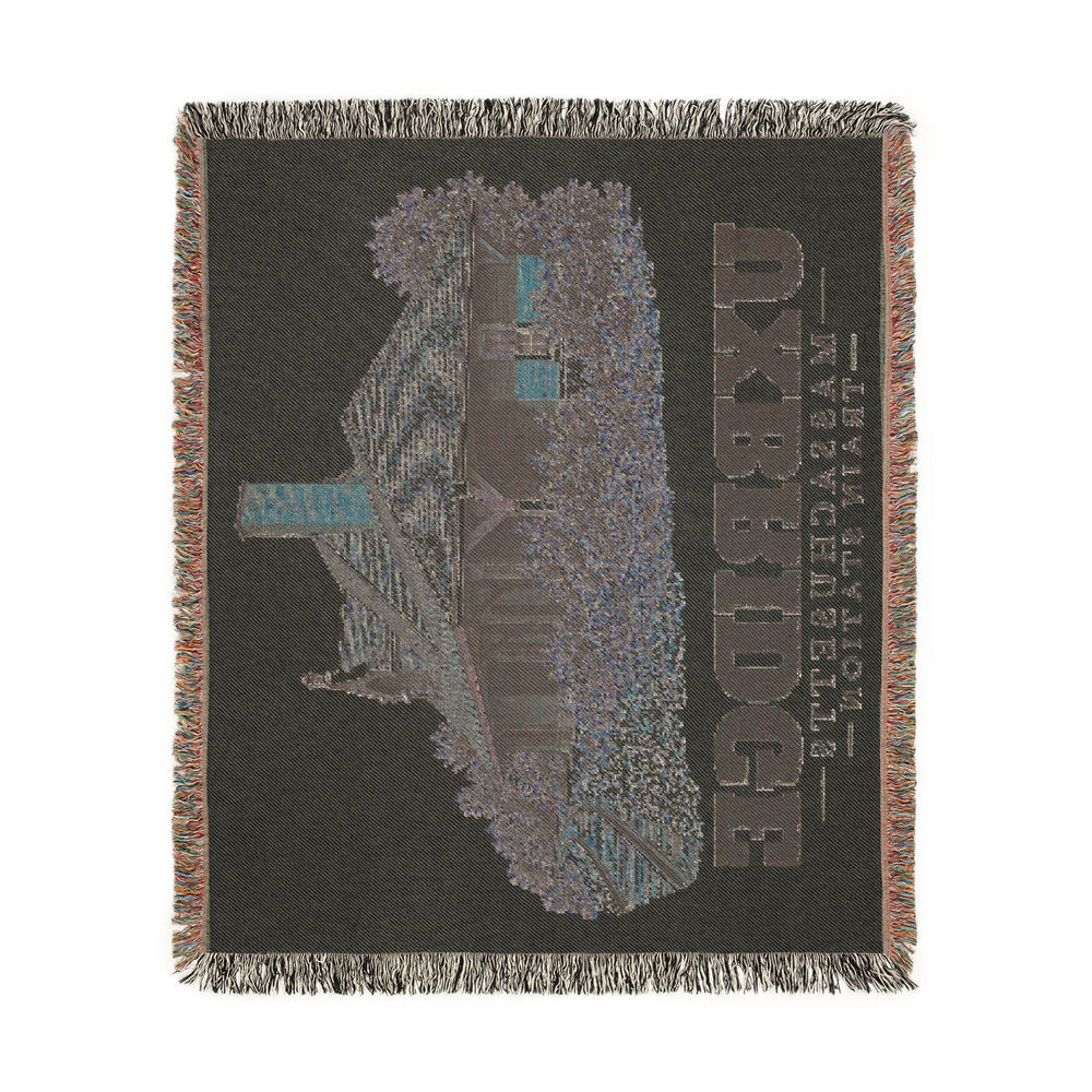 Train Station — Uxbridge, Massachusetts woven blanket, product view 4