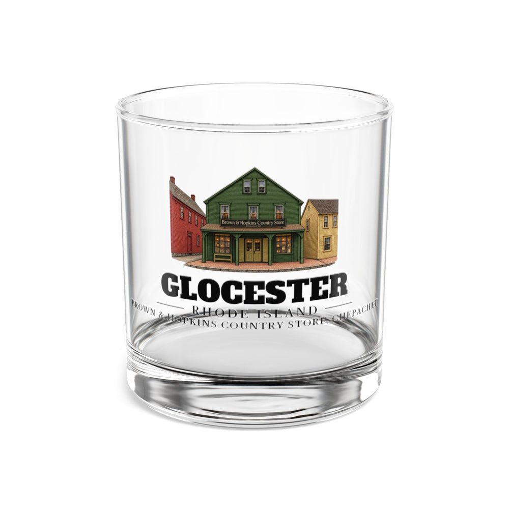 Front view of Glocester Brown & Hopkins Country Store, Chepachet 10 oz Rocks Glass