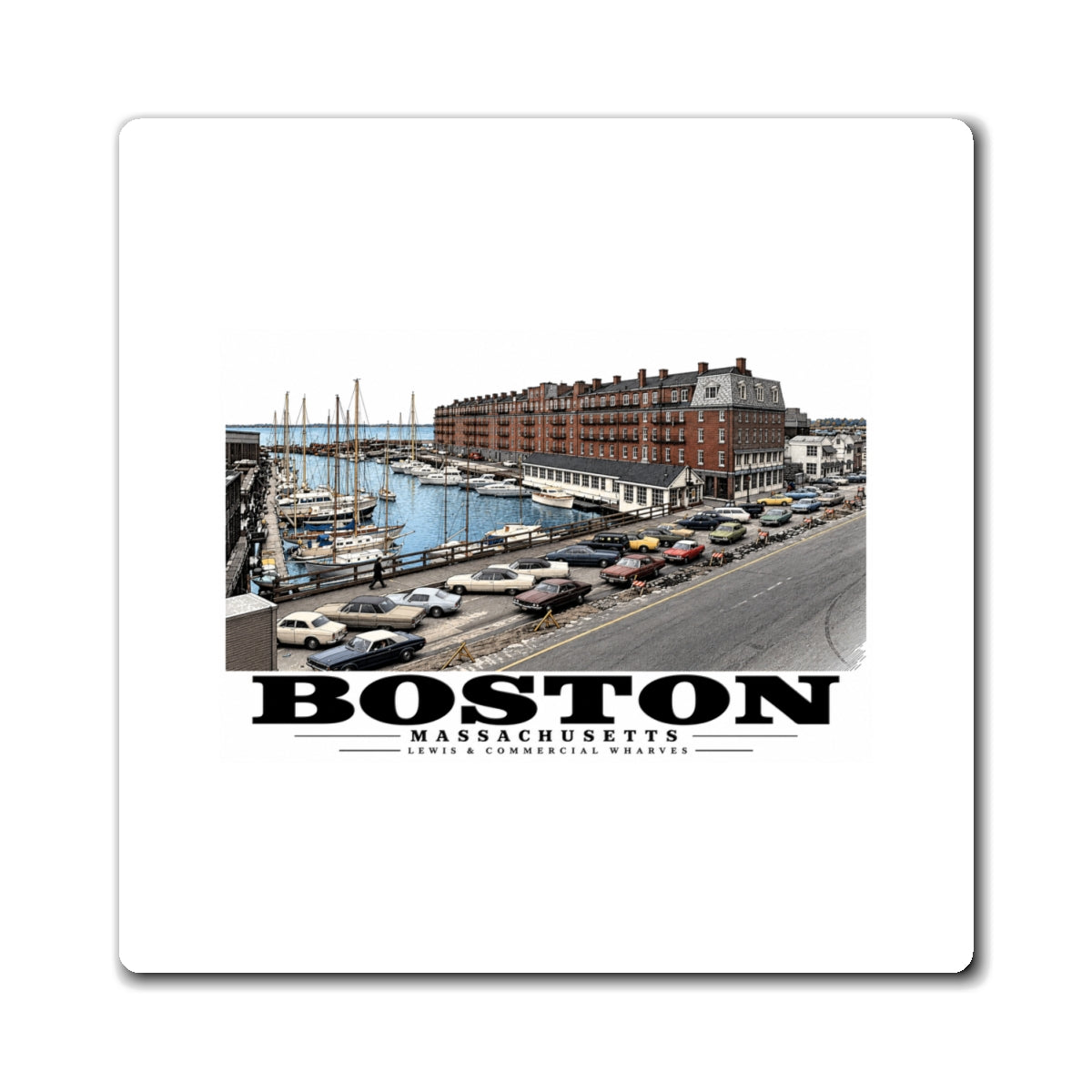 Marina between Lewis and Commercial Wharf 4 in Magnet - Boston Harbor