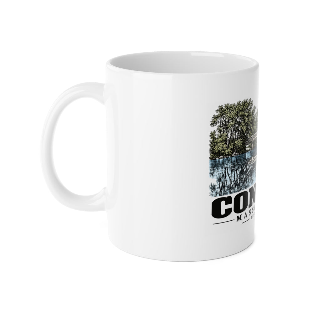 CONCORD The Old Bridge 11 oz White Ceramic Mug - Assabet Valley Goods