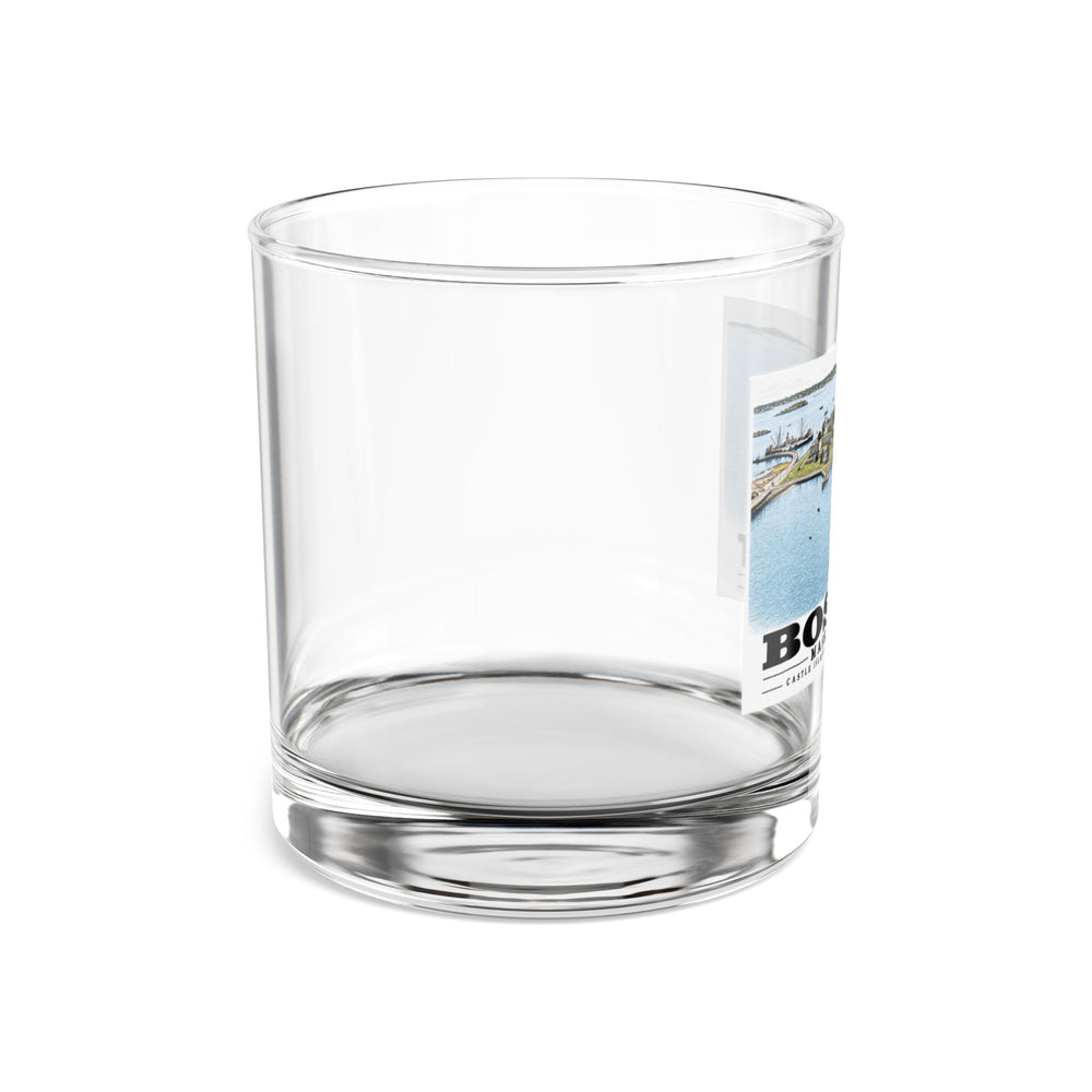 Castle Island, Boston 10 oz Rocks Glass - Boston Harbor