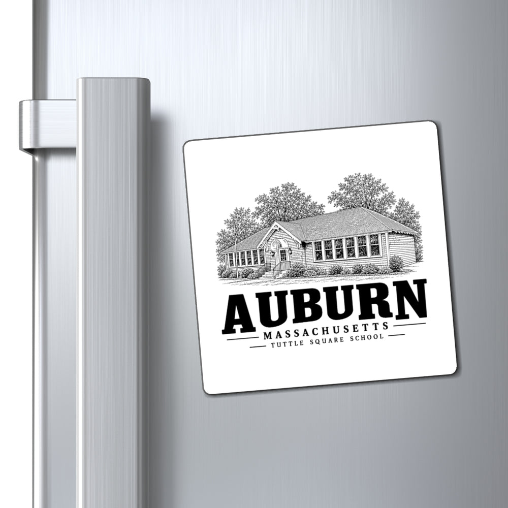 Auburn Tuttle Square School 4 in Magnet in White — context view